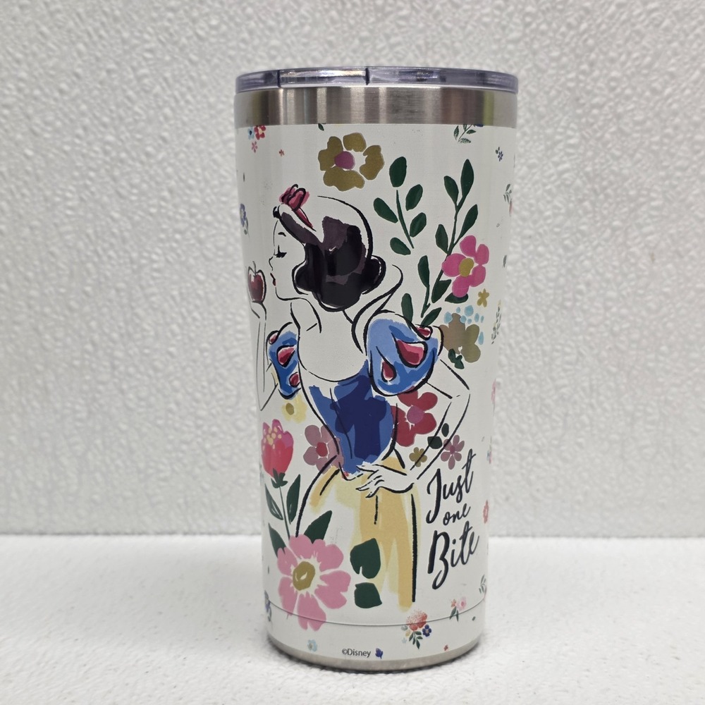 Tervis Disney Snow White Just One Bite Watercolor Stainless Travel Tumbler